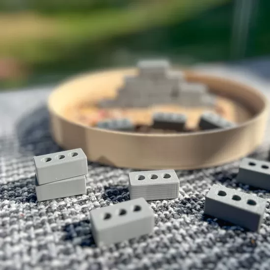 Eko rotaļu ķieģelīši, spēļu ķieģeļi bērniem Eco bricks